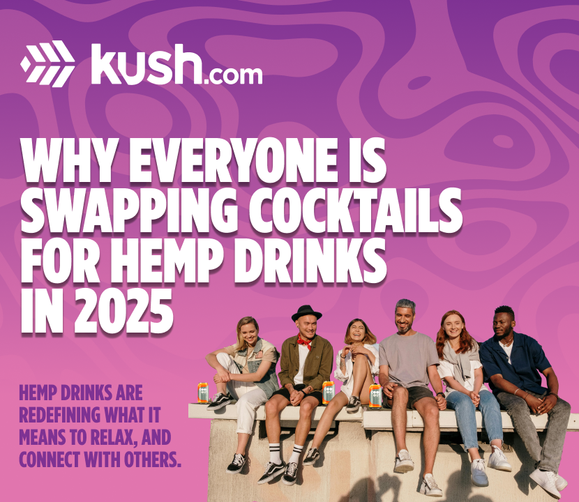 Why Everyone is Swapping Cocktails for Hemp Drinks in 2025| Kush.com